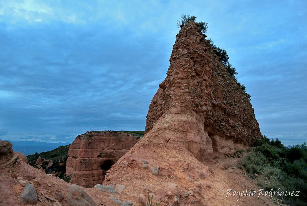 Paraje de Las Médulas cerca del mirador de Orellan